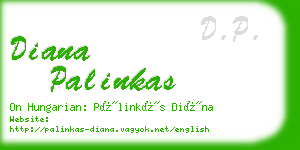 diana palinkas business card